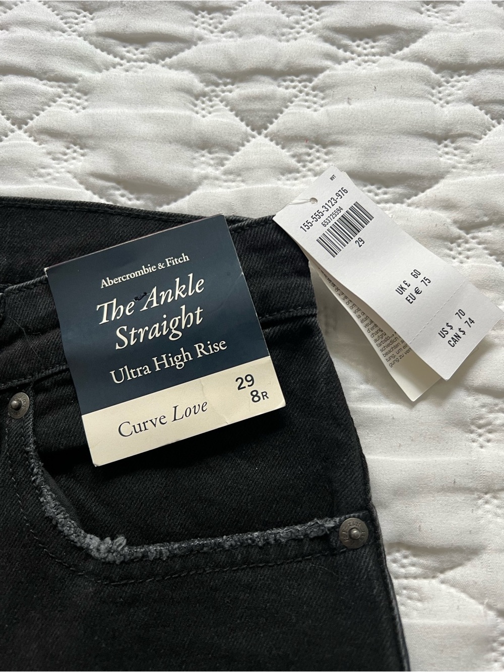 Abercrombie & Fitch Black Jeans with Tag
